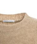 Maglione in misto lana alpaca #beige