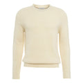 Maglione in misto lana alpaca #bianco