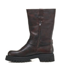 Biker boots #marrone