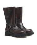 Biker boots #marrone