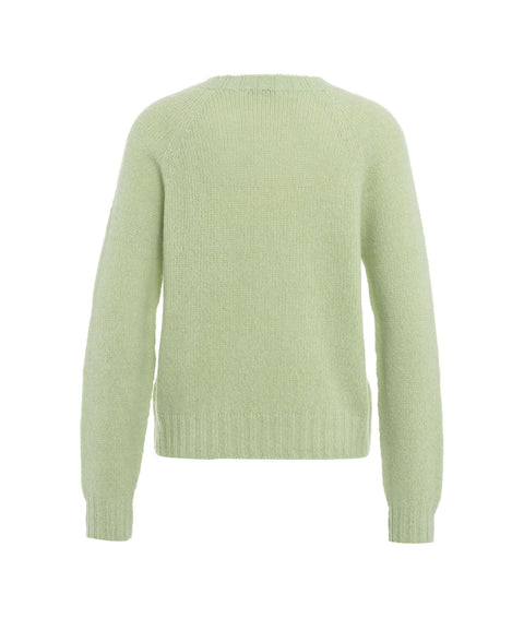 Maglione in misto lana alpaca #verde