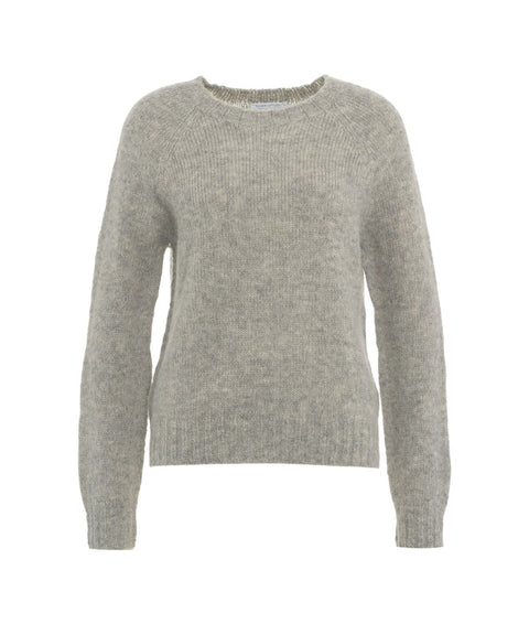 Maglione in misto lana alpaca #grigio