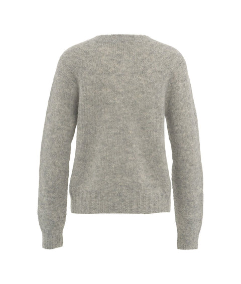 Maglione in misto lana alpaca #grigio