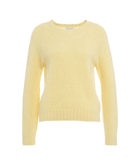 Maglione in misto lana alpaca #giallo