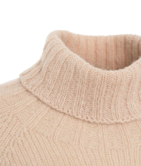 Maglione in misto lana alpaca #rosa