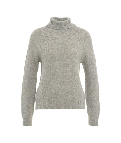 Maglione in misto lana alpaca #grigio