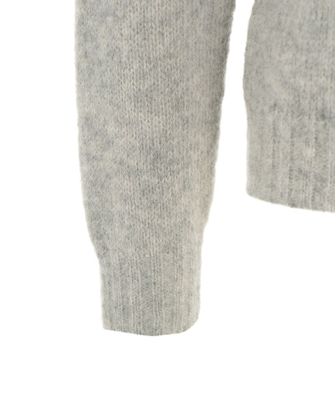 Maglione in misto lana alpaca #grigio