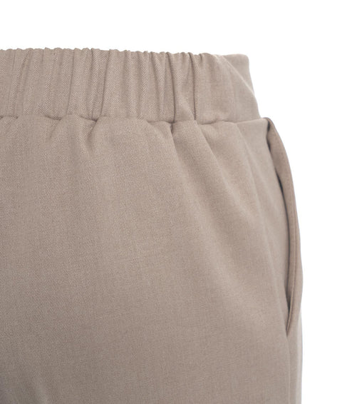 Pantaloni ampi #beige