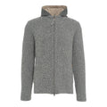 Cardigan 'Luwallace' in merino #grigio