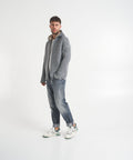 Cardigan 'Luwallace' in merino #grigio