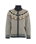 Cardigan con motivo norvegese 'Luwall' #grigio