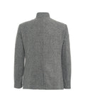 Blazer con motivo a spina di pesce 'Lusandro' #grigio