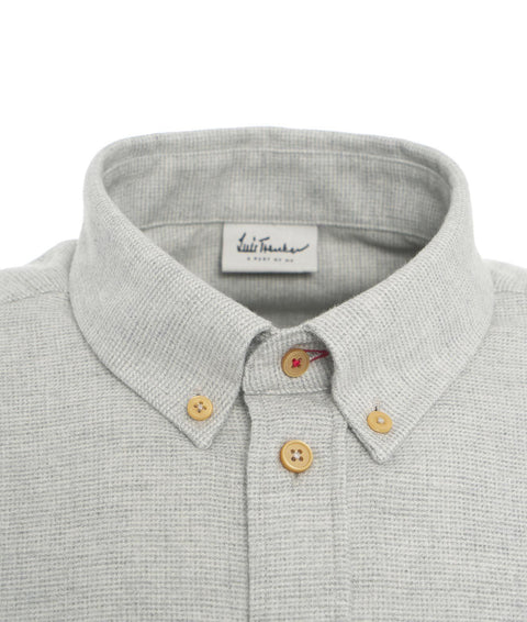 Camicia in twill 'Lubenzio' #grigio