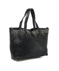 Shopper 'Bella di notte' in pelle #nero