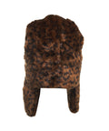 Trapper hat con stampa animalier #marrone