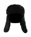 Berretto Ushanka in misto lana #nero