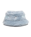 Bucket hat in pelliccia eco #blu