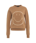 Maglione con logo #marrone