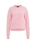 Maglione con logo #pink