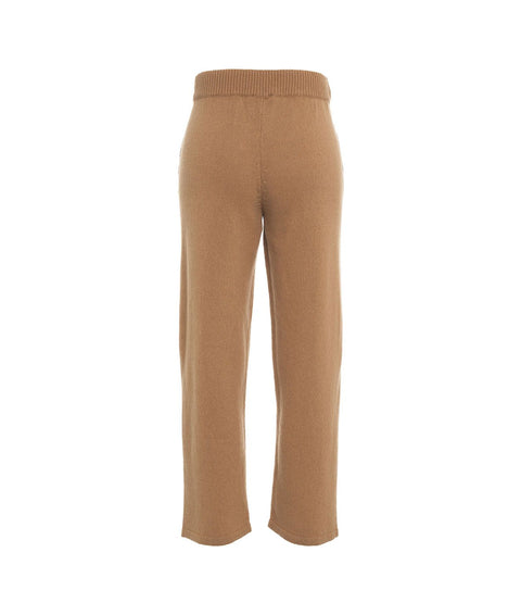 Pantaloni in maglia #marrone