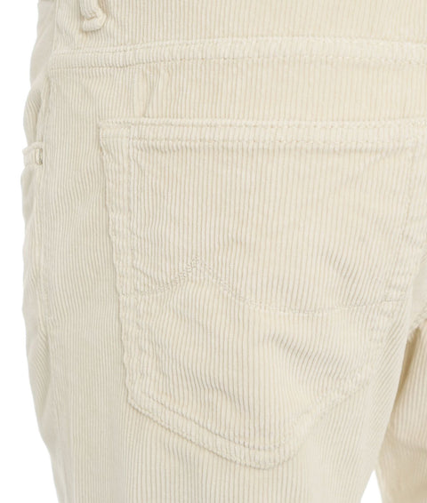 Pantaloni di velluto a coste 'Bard' #bianco