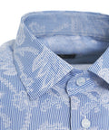 Camicia a righe #blu