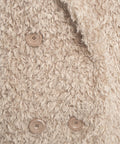 Cappotto teddy con maniche a pipistrello #beige