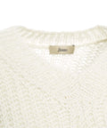 Maglione in misto alpaca #bianco