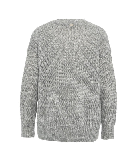 Maglione in misto alpaca #grigio