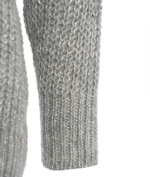 Maglione in misto alpaca #grigio