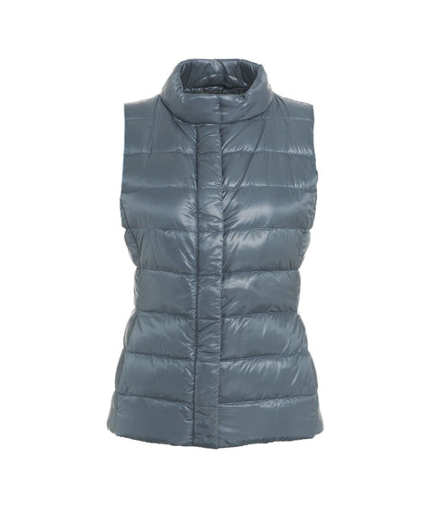 Gilet trapuntato in piumino 'Giulia' #blu