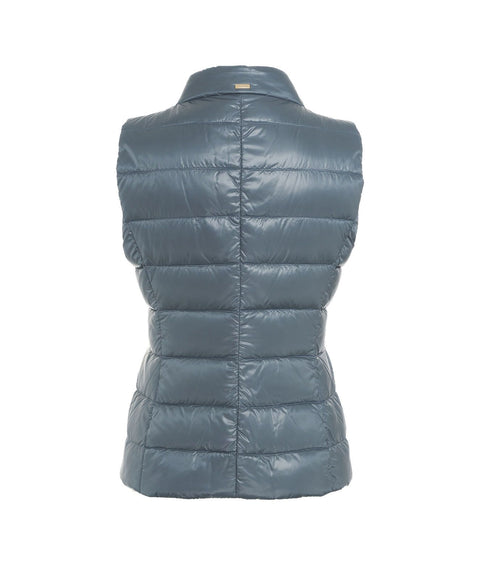 Gilet trapuntato in piumino 'Giulia' #blu