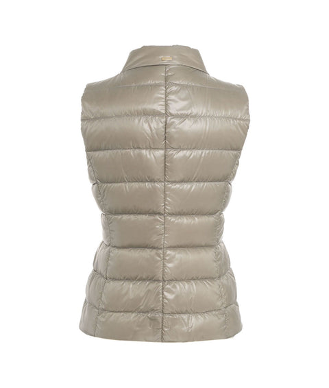 Gilet trapuntato in piumino 'Giulia' #grigio