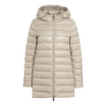 Cappotto trapuntato in piuma #beige