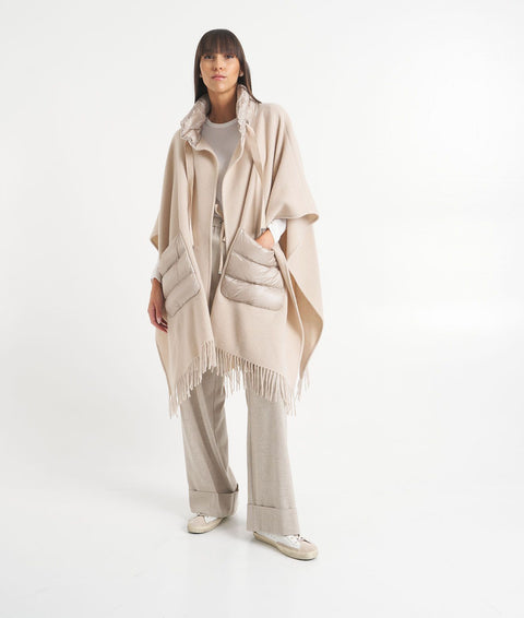 Pantaloni palazzo con coulisse #beige