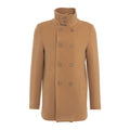 Cappotto in lana pressata #beige