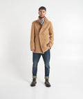 Cappotto in lana pressata #beige