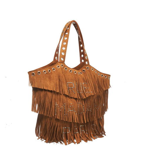 Eco suede shopper 'New Delano' #marrone