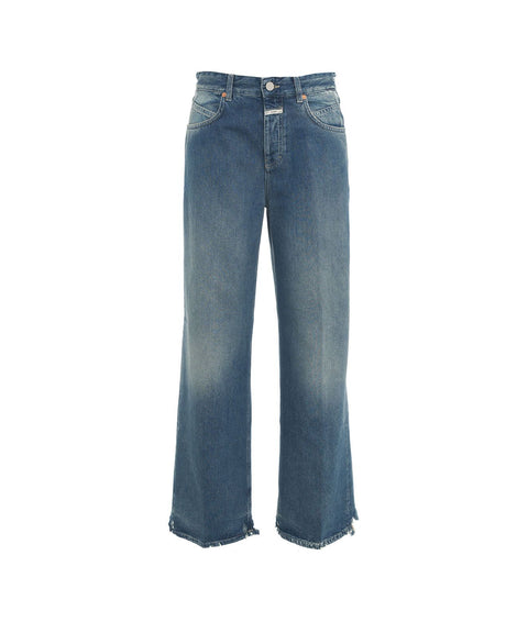 Wide Jeans "Nikka" #blu