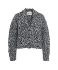 Cardigan in misto lana #nero