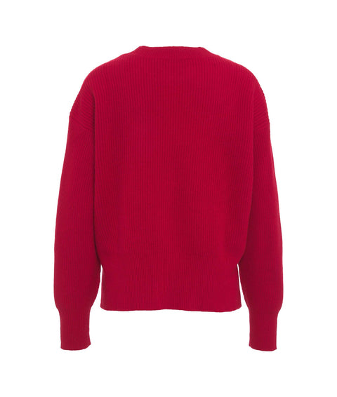 Maglione in lana #rosso