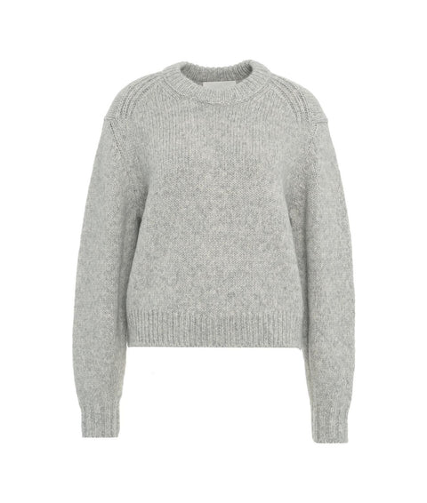 Maglione in misto alpaca #grigio