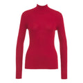 Maglia a maniche lunghe in misto lana #rosso