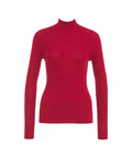 Maglia a maniche lunghe in misto lana #rosso