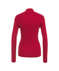 Maglia a maniche lunghe in misto lana #rosso