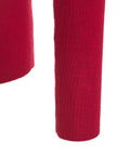 Maglia a maniche lunghe in misto lana #rosso