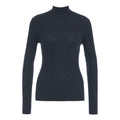 Maglia a maniche lunghe in misto lana #blu