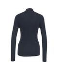 Maglia a maniche lunghe in misto lana #blu