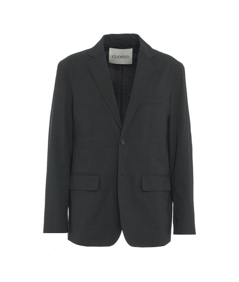 Blazer monopetto #grigio