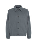 Blouson in misto lana vergine #blu